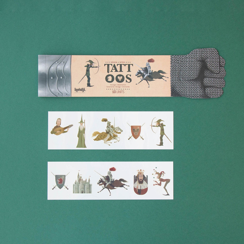 10 calcomanies medievals